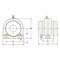 Ami Bearings SINGLE ROW BALL BEARING, 1'' ZINC WIDE SET SCREW BLACK TB PLW BLK 2 OPN COV UCTBL205-16MZ2CB - alternate 3